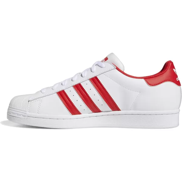 imageadidas Mens Superstar ShoeWhiteVivid RedWhite