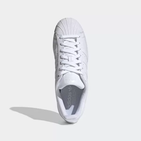 imageadidas Mens Superstar ShoeWhiteWhiteCore White