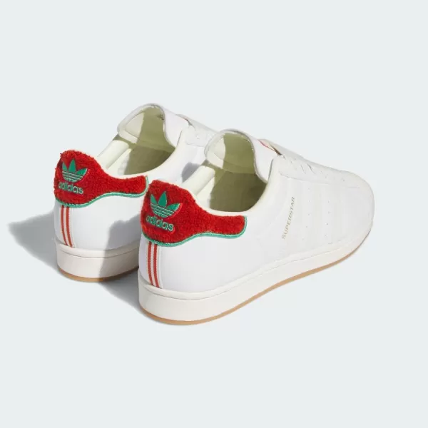 imageadidas Mens Superstar ShoeWhiteWhiteCourt Green