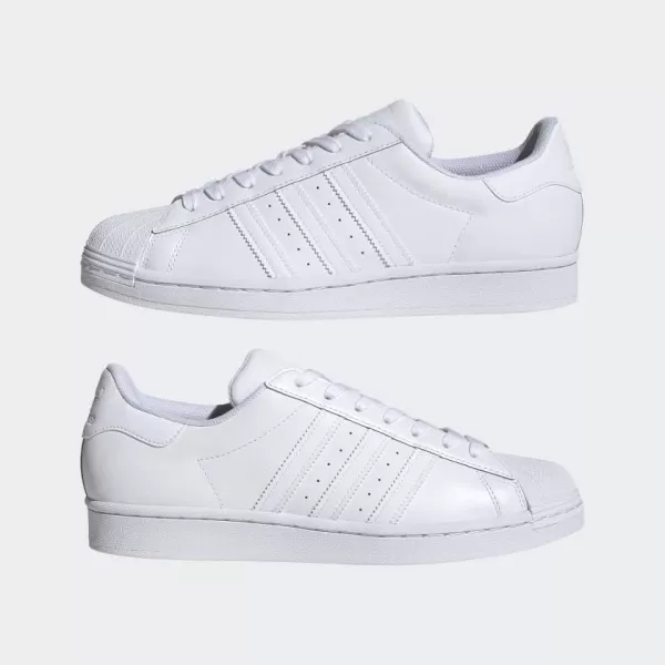 imageadidas Mens Superstar ShoeWhiteWhiteWhite