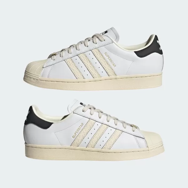 imageadidas Mens Superstar ShoeWhiteWonder WhiteBlack