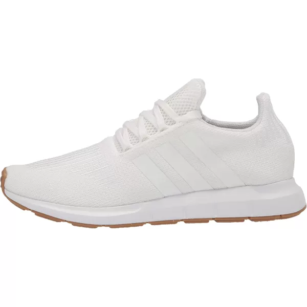 imageadidas Mens Swift Running Shoe WhiteWhiteGum 105