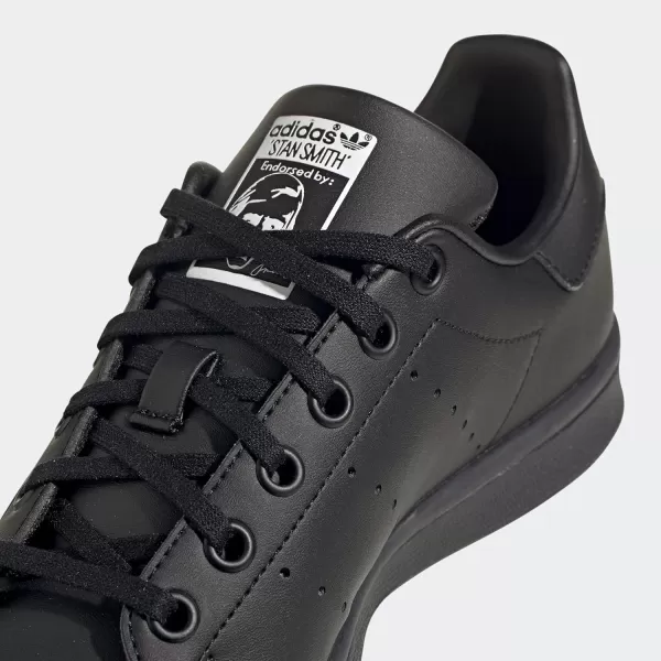 imageadidas Originals Kids Stan Smith End Plastic Waste SneakerBlackBlackWhite