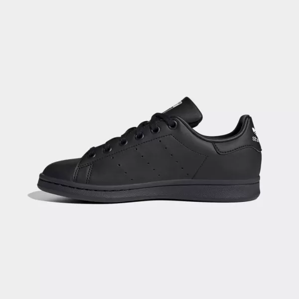 imageadidas Originals Kids Stan Smith End Plastic Waste SneakerBlackBlackWhite