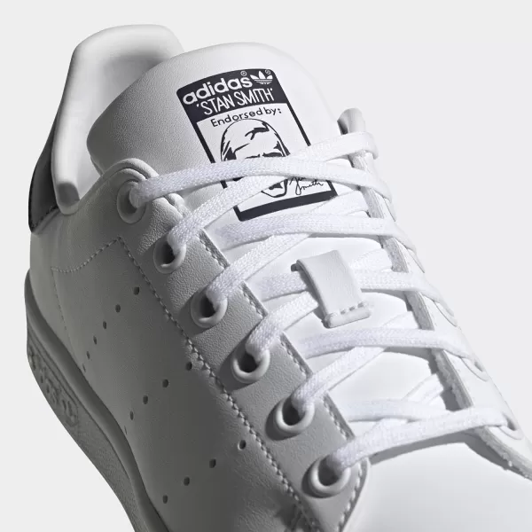 imageadidas Originals Kids Stan Smith End Plastic Waste SneakerWhiteWhiteDark Blue