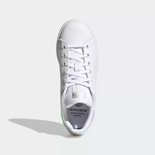 imageadidas Originals Kids Stan Smith End Plastic Waste SneakerWhiteWhiteSilver Metallic