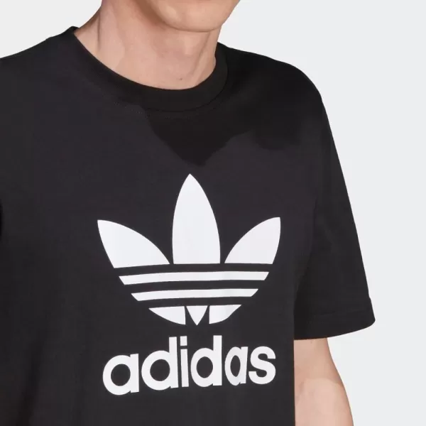 imageadidas Originals Mens Adicolor Classics Trefoil TShirtBlackWhite