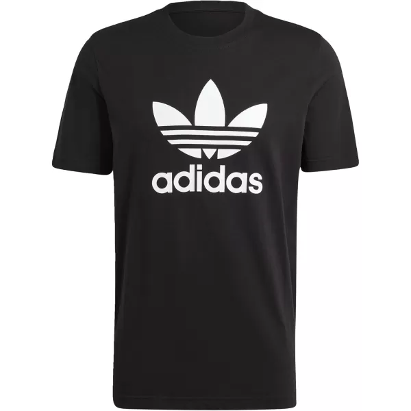 imageadidas Originals Mens Adicolor Classics Trefoil TShirtBlackWhite