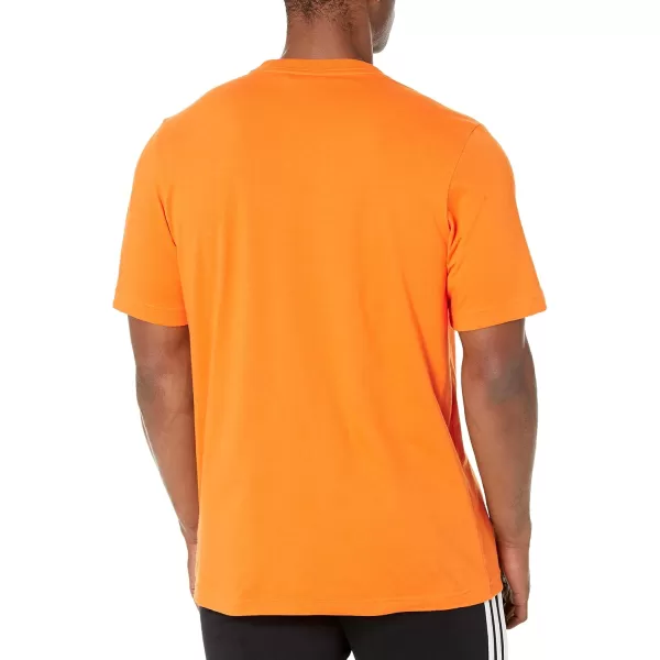 imageadidas Originals Mens Adicolor Classics Trefoil TShirtBright Orange