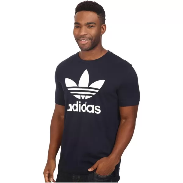 imageadidas Originals Mens Adicolor Classics Trefoil TShirtLegend Ink