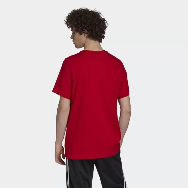 imageadidas Originals Mens Adicolor Classics Trefoil TShirtScarlet