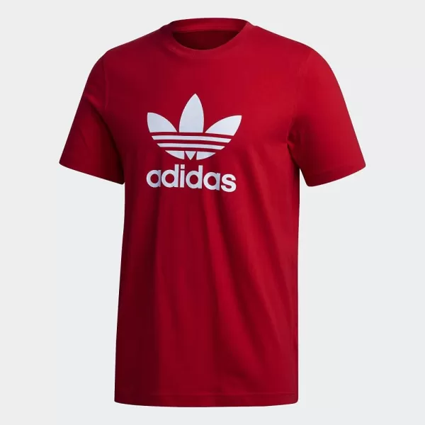 imageadidas Originals Mens Adicolor Classics Trefoil TShirtScarlet