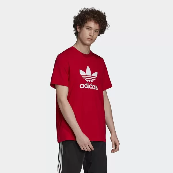 imageadidas Originals Mens Adicolor Classics Trefoil TShirtScarlet