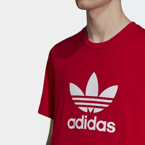 imageadidas Originals Mens Adicolor Classics Trefoil TShirtScarlet