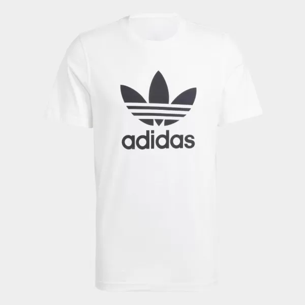 imageadidas Originals Mens Adicolor Classics Trefoil TShirtWhite