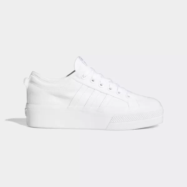 imageadidas Originals Womens Nizza Platform WhiteWhiteWhite 8