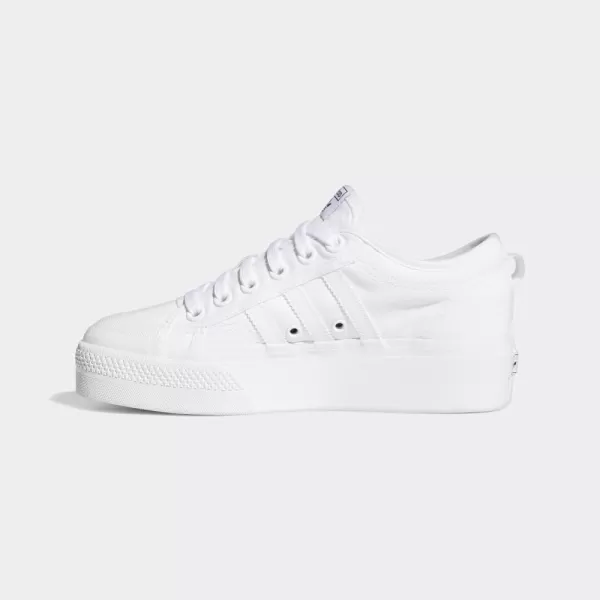 imageadidas Originals Womens Nizza Platform WhiteWhiteWhite 8