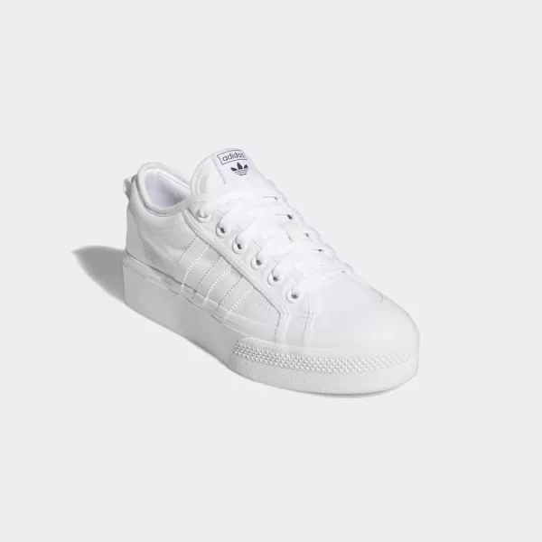 imageadidas Originals Womens Nizza Platform WhiteWhiteWhite 8