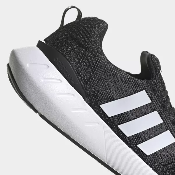 imageadidas Swift Run 22 ShoesBlackWhiteGrey