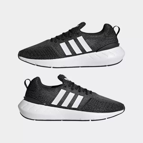 imageadidas Swift Run 22 ShoesBlackWhiteGrey