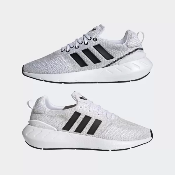 imageadidas Swift Run 22 ShoesWhiteCore BlackGrey