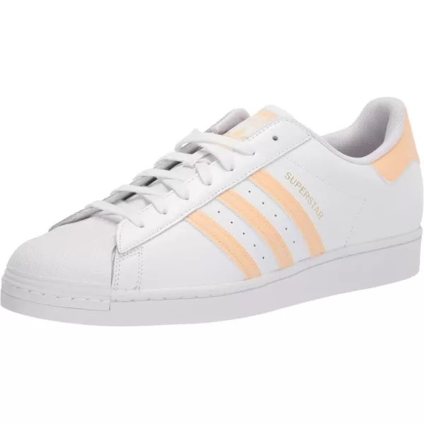 imageadidas Mens Superstar ShoeWhiteGlow OrangeGlow Pink