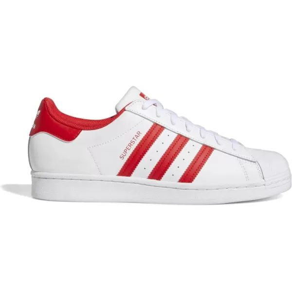 imageadidas Mens Superstar ShoeWhiteVivid RedWhite