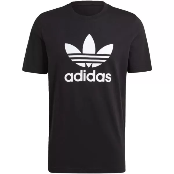 imageadidas Originals Mens Adicolor Classics Trefoil TShirtBlackWhite