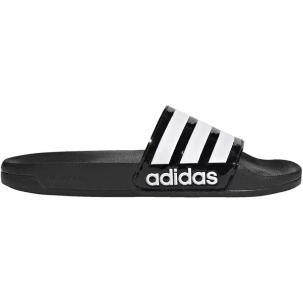 imageadidas Womens Adilette SlideBlackWhiteBlack