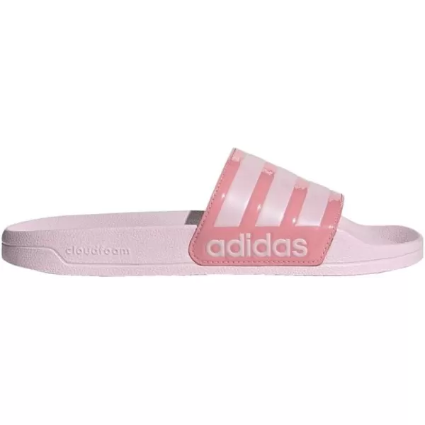 imageadidas Womens Adilette SlideClear PinkClear PinkSuper Pop