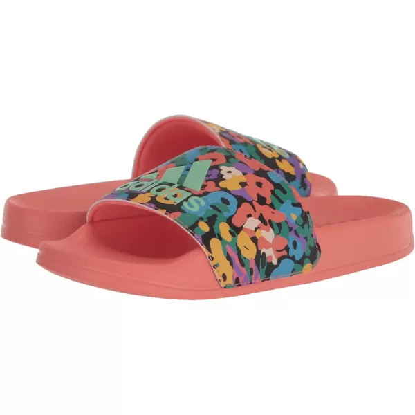 imageadidas Kids Adilette Shower SlideCoral FusionPulse MintCoral Fusion