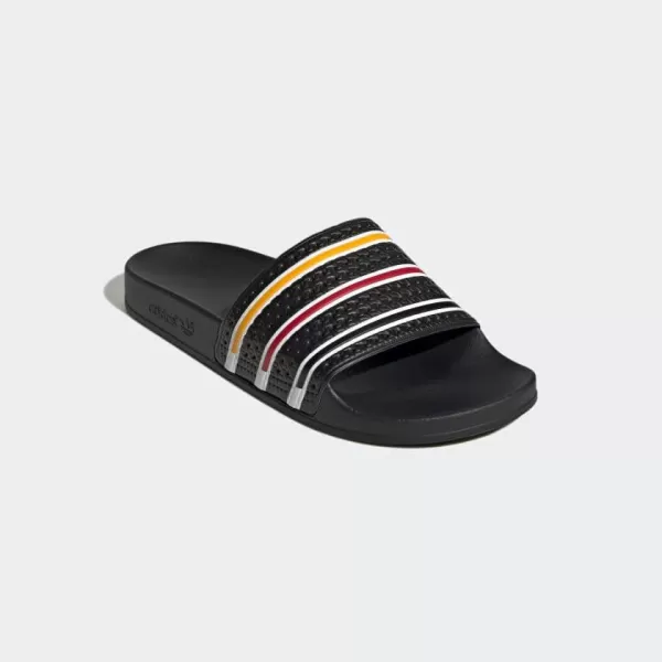 imageadidas Mens Adilette Slide SandalCore BlackCloud WhiteTeam Colleg G