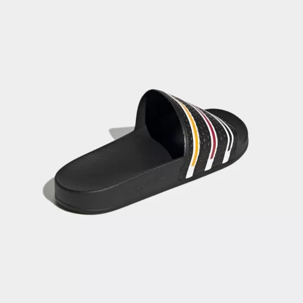 imageadidas Mens Adilette Slide SandalCore BlackCloud WhiteTeam Colleg G