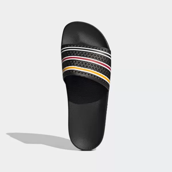 imageadidas Mens Adilette Slide SandalCore BlackCloud WhiteTeam Colleg G