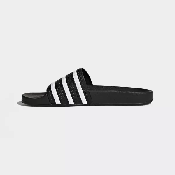 imageadidas Mens Adilette Slide SandalCore BlackWhiteCore Black