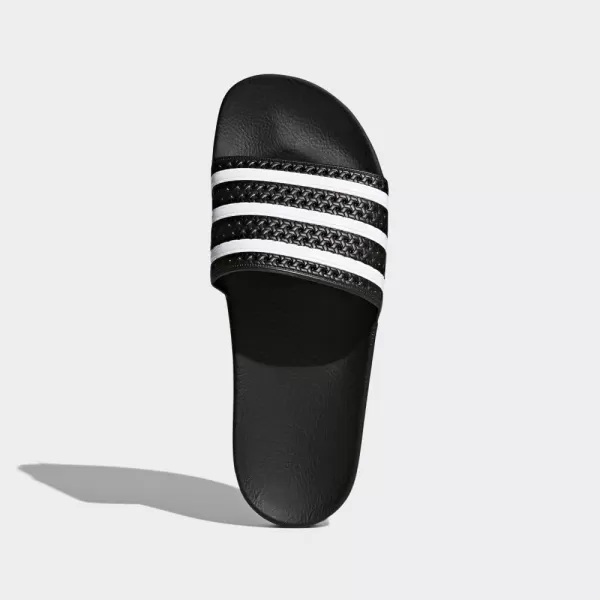 imageadidas Mens Adilette Slide SandalCore BlackWhiteCore Black