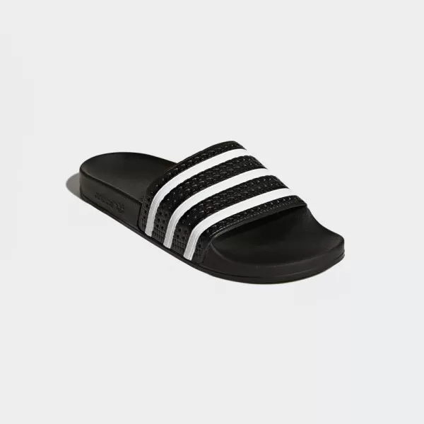 imageadidas Mens Adilette Slide SandalCore BlackWhiteCore Black