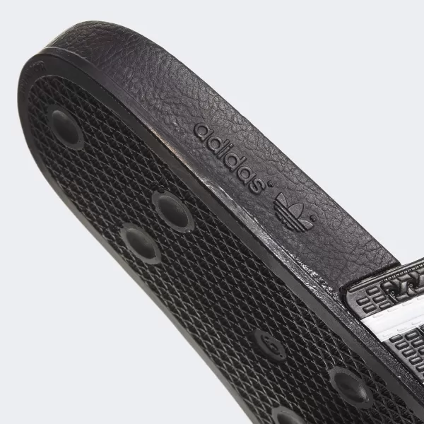 imageadidas Mens Adilette Slide SandalCore BlackWhiteCore Black