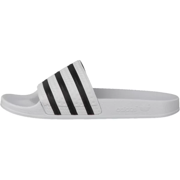 imageadidas Mens Adilette Slide SandalWhite Black White