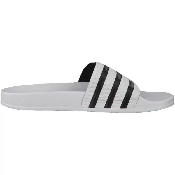 imageadidas Mens Adilette Slide SandalWhite Black White