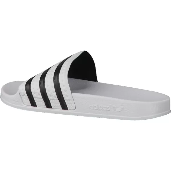 imageadidas Mens Adilette Slide SandalWhite Black White