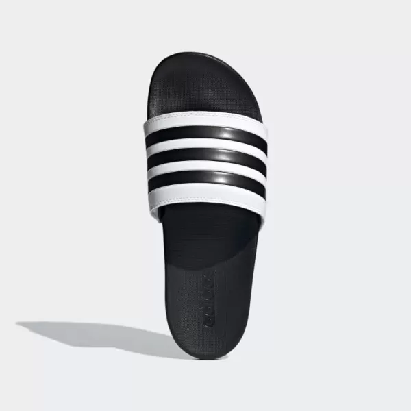 imageadidas Mens Adilette Slide SandalWhiteCore BlackCore Black