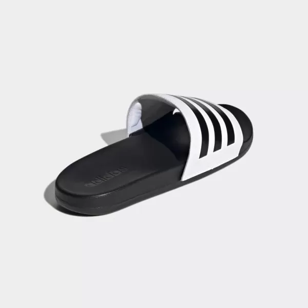 imageadidas Mens Adilette Slide SandalWhiteCore BlackCore Black