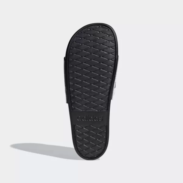 imageadidas Mens Adilette Slide SandalWhiteCore BlackCore Black