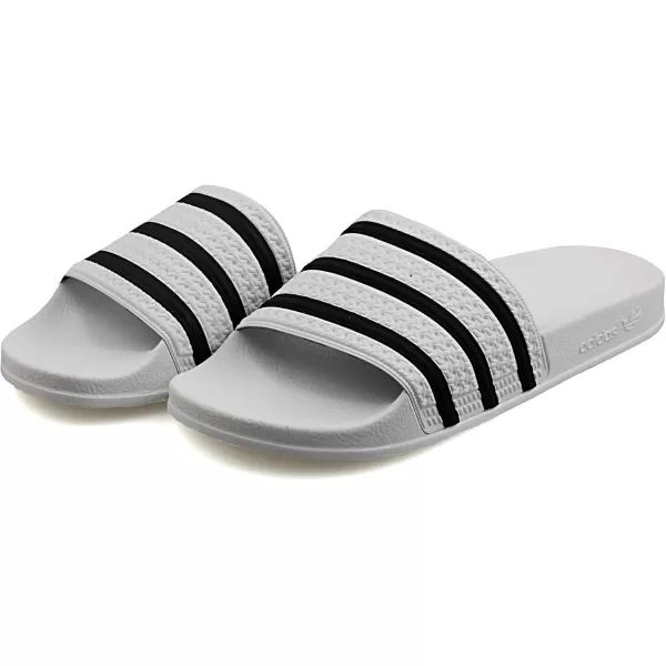 imageadidas Mens Adilette Slide SandalWhiteCore BlackWhite