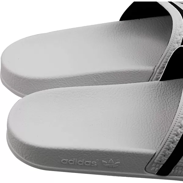 imageadidas Mens Adilette Slide SandalWhiteCore BlackWhite