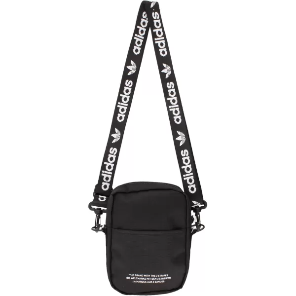 imageadidas Originals Festival Crossbody BagBlackWhite