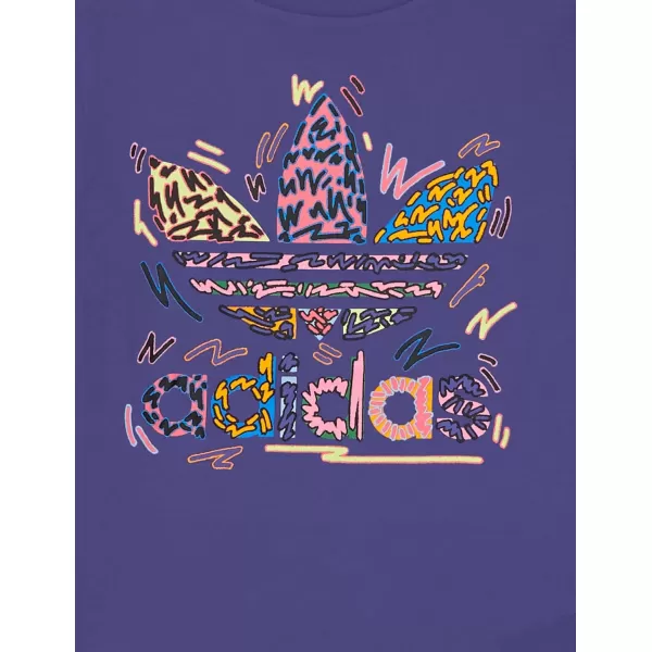 imageadidas Originals Kids Little Trefoil TeePurple Love Unites