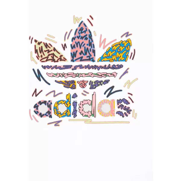 imageadidas Originals Kids Little Trefoil TeeWhite Love Unites