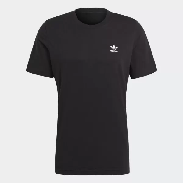 imageadidas Originals Mens Loungewear Adicolor Essentials Trefoil TeeBlack